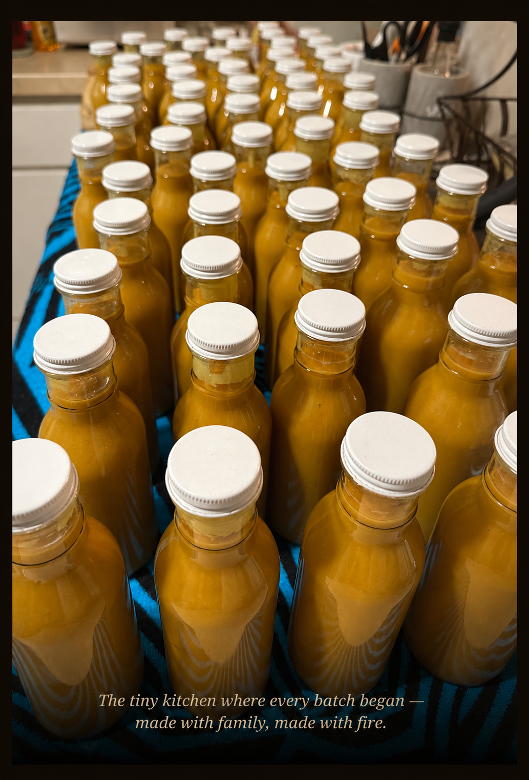 Red Comb BBQ Co golden mustard sauce, Carolina style